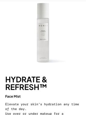 Monat Hydrate & Refresh Face Mist